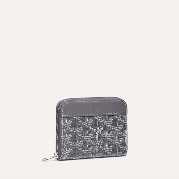 Goyard Matignon PM Gray Zip Wallet - Picture 11 of 12